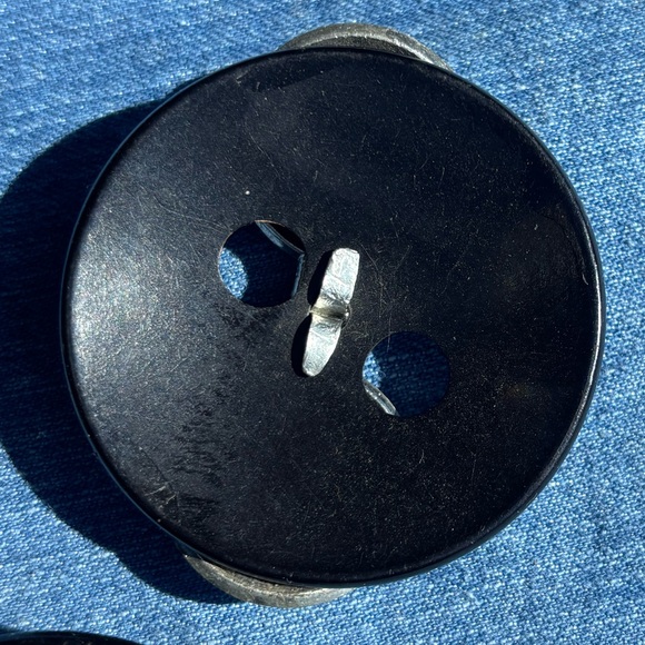 Vintage Bakelite & Rhinestone Buckles - Picture 9 of 11